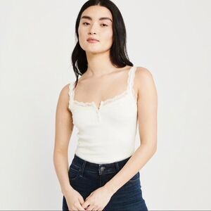 ✨A&F Striped Racerback Tank Top✨